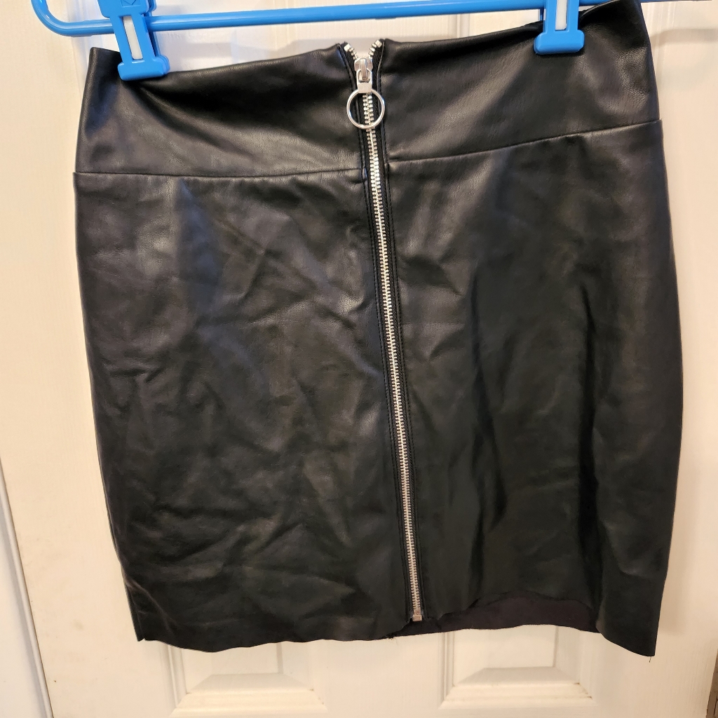 Express Faux Leather Skirt Nwt